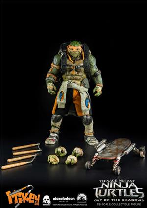 1/6 THREEZERO SCALE COLLECTIBLE FIGURE - TMNT OUT OF SHADOW - MICHELANGELO