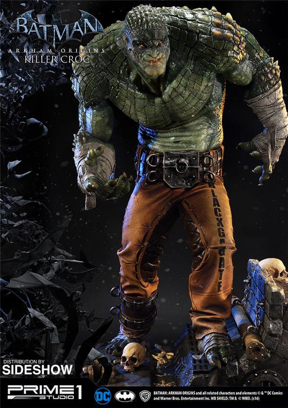 BATMAN ARKHAM ORIGINS - KILLER CROC STATUE