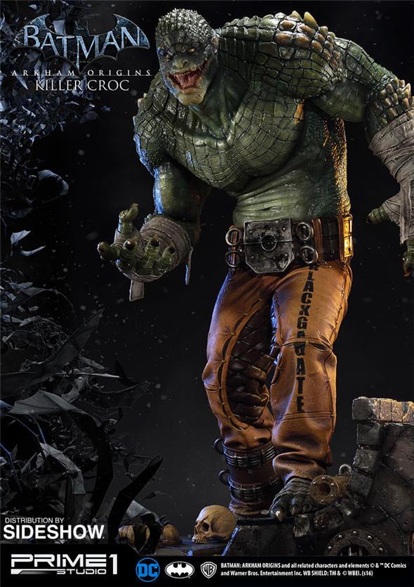 BATMAN ARKHAM ORIGINS - KILLER CROC STATUE