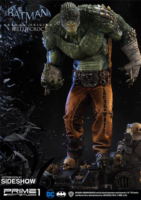 BATMAN ARKHAM ORIGINS - KILLER CROC STATUE